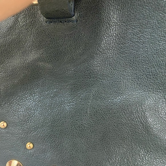 Dark green leather Juicy Couture large shoulder bag with strap - Picture 12 of 14